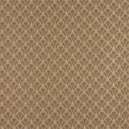Designer Fabrics Designer Fabrics D307 54 in. Wide ; Brown And Beige Fan Jacquard Woven Upholstery Fabric D307
